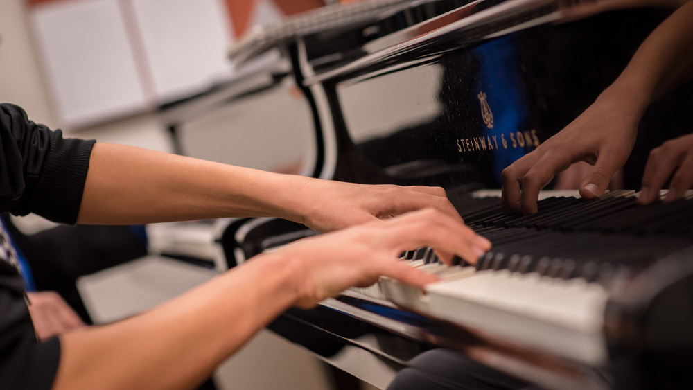 keyboards piano closeup