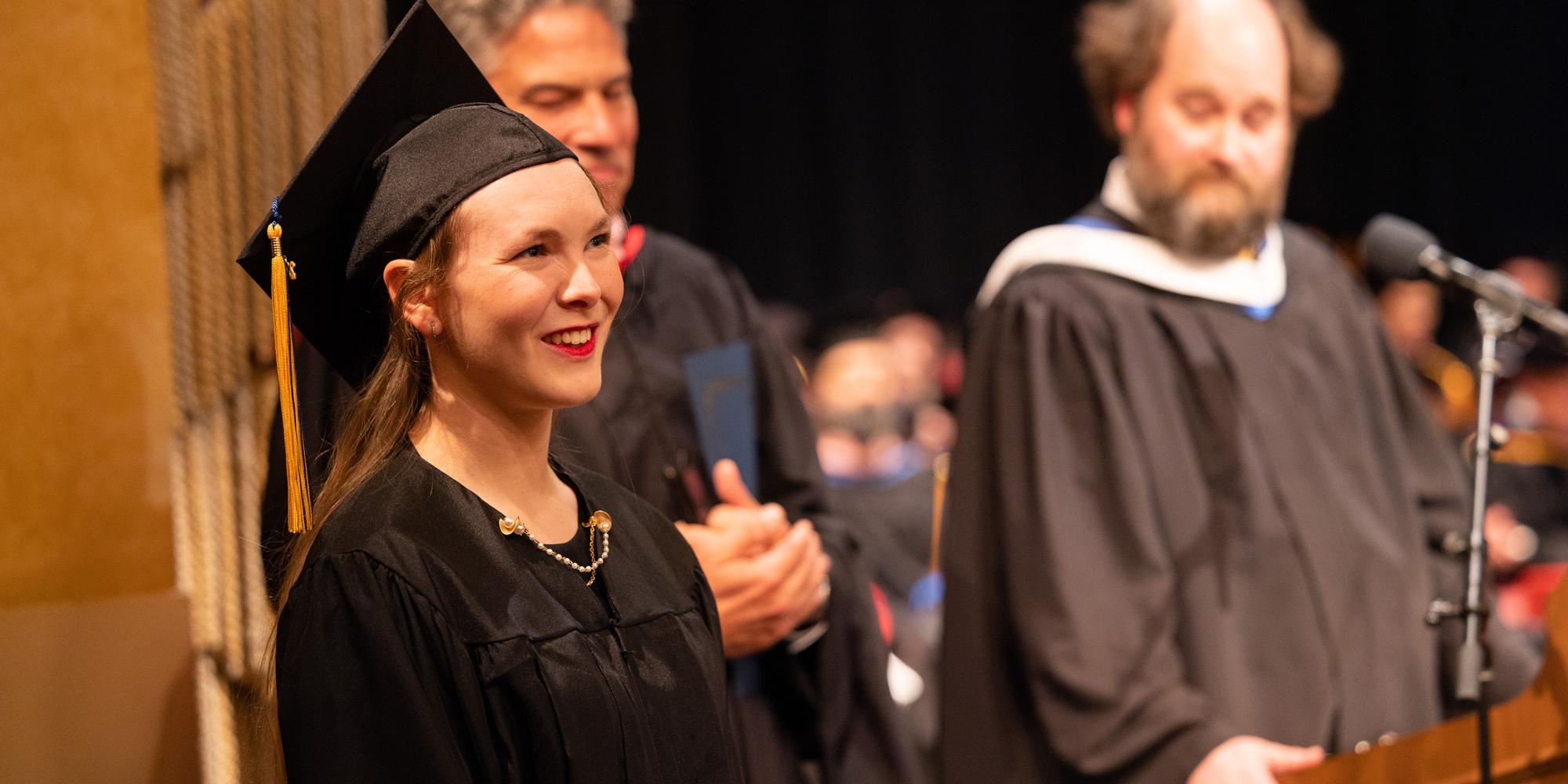 allegra kelly receives the deans award