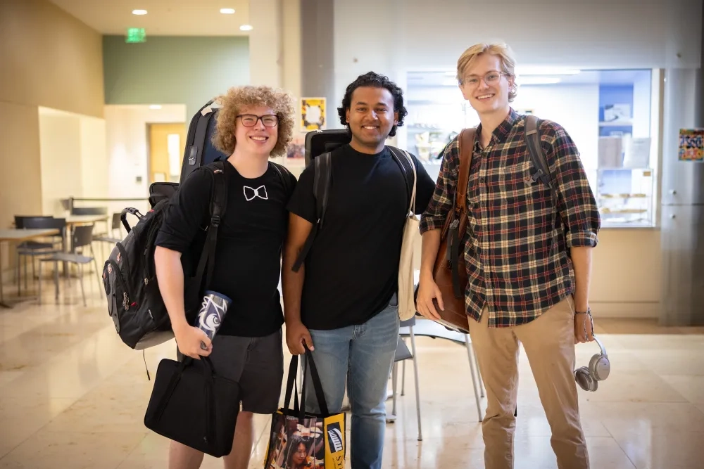 From left: Shane Stewart, Vidyuth Guruvayurappan, and Nate Berry