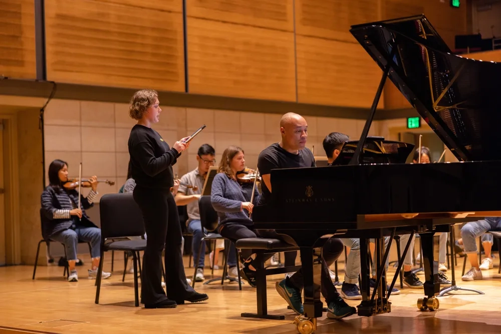 Aaron Diehl and the SFCM Orchestra.