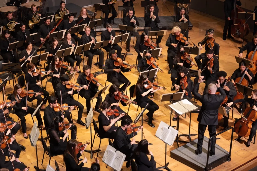 The SFCM Orchestra, conducted by Edwin Outwater.