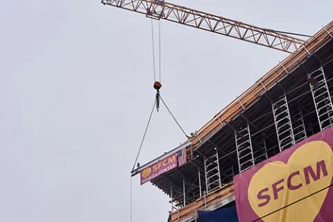 Bowes topping out ceremony