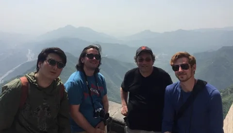 Guitar at the great wall