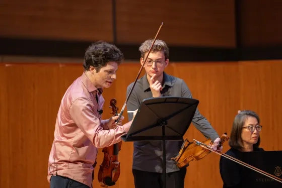 Augustin Hadelich's violin masterclass.