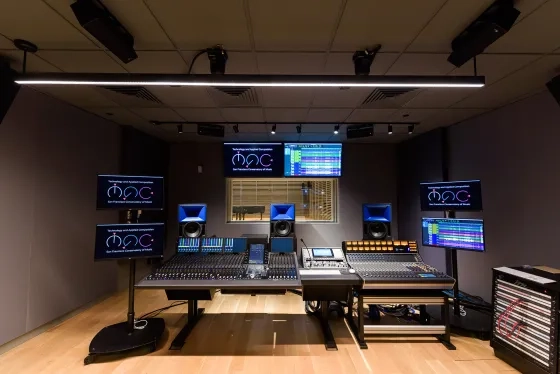 Studio G in SFCM's Bowes Center.