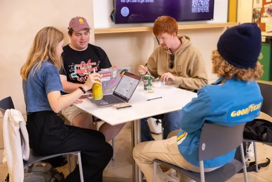 SFCM Students in cafeteria 