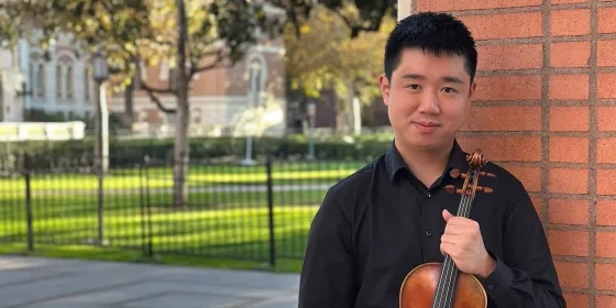 Violinist Kaiyuan Wu