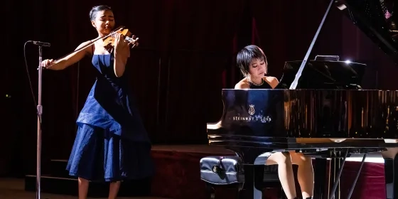 Amaryn Olmeda and Yuja Wang.