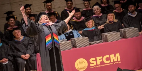 Patricia Racette, 2017 San Francisco Conservatory of Music Honorary Doctorate Recipient